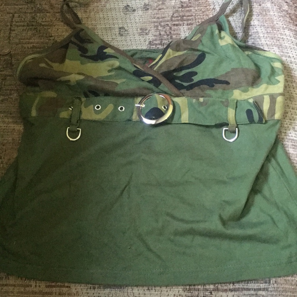 Camo tank top